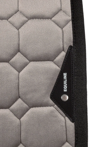 Czaprak Equiline Velvet Octagon Garog - jasnoszary