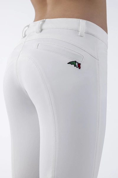 Bryczesy Equiline Jinak - białe