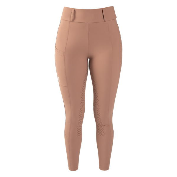 Damskie legginsy Kentucky Classic z pełnym lejem - pudrowy róż