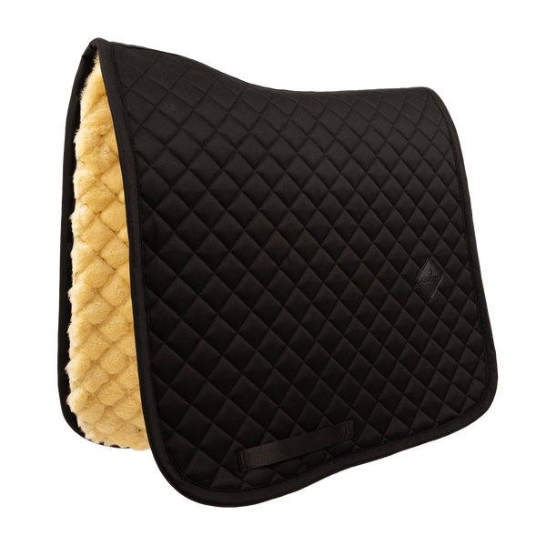 Kentucky czaprak Skin Friendly Saddle Pad Sheepskin Diamond - czarny