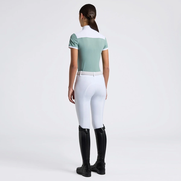 Dziewczęca koszula konkursowa Cavalleria Toscana - miętowa