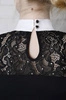 Koszula konkursowa Fleur de Lys Equestrian Cristall Short - czarna