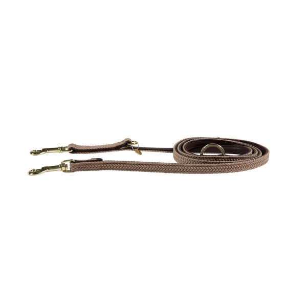 Pleciona smycz Kentucky Nylon 2m - beżowa