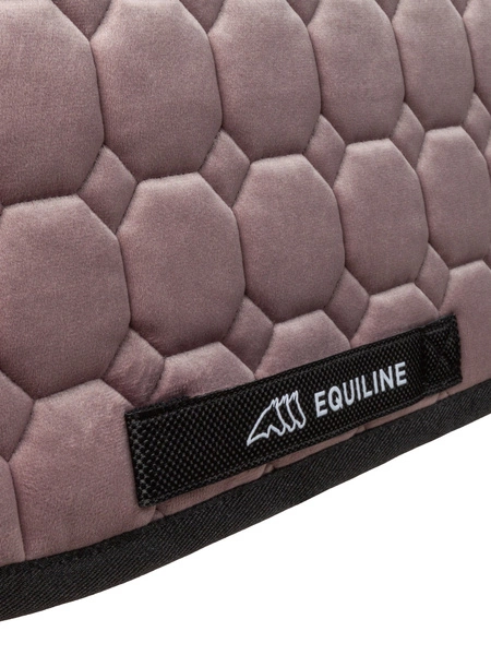 Czaprak Equiline Velvet Octagon Garog - pudroworóżowy