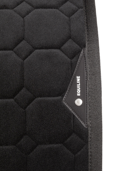 Czaprak Equiline Velvet Octagon Garog - czarny