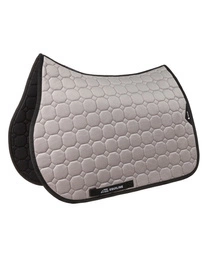 Czaprak Equiline Velvet Octagon Garog - jasnoszary