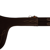 Kentucky anatomiczny popręg Anatomic Stud Girth z fartuchem - brązowy