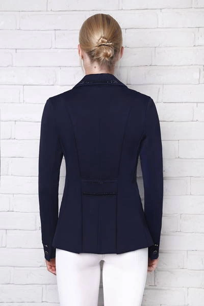 Frak Fleur de Lys Glitter Show - granatowy