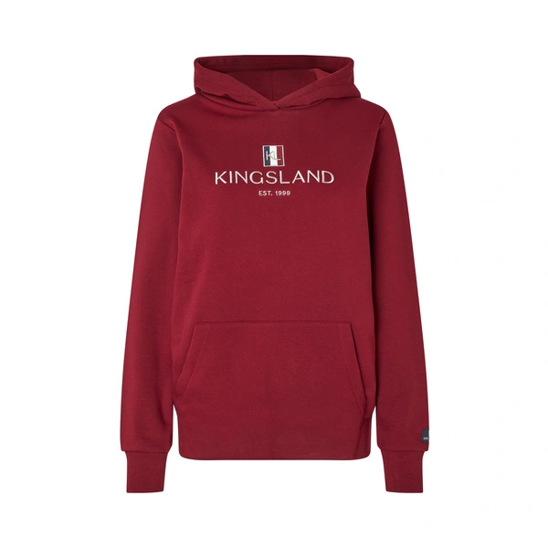 Bluza Kingsland Classic Unisex Hoodie - bordowa