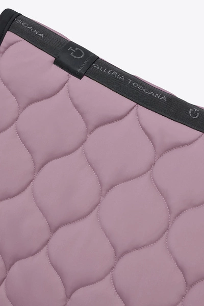 Czaprak New Circular Quilted Jersey - różowy