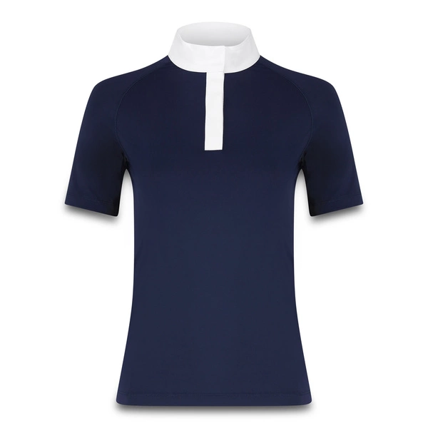 Damska koszula konkursowa z krótkim rękawem Kentucky Classic - granatowa