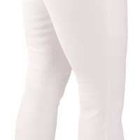 Damskie legginsy Kentucky Classic z pełnym lejem - białe