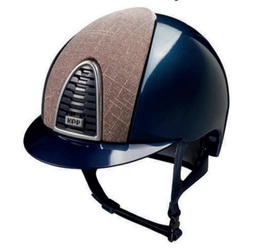 Kask KEP Cromo 2.0 POLO Shine Galassia Collection - granatowy z beżowym przodem