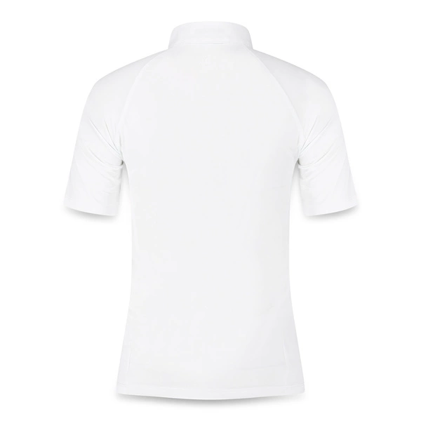 Damska koszula konkursowa z krótkim rękawem Kentucky Classic with Glitter Zipper - biała