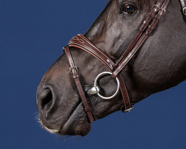 Anatomiczny nachrapnik angielski Dy'on US Jumping - czarny