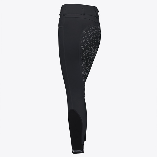 Bryczesy Full Grip z wysokim stanem Cavalleria Toscana - czarne