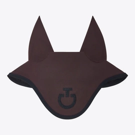 Nauszniki Jersey Stripe - brązowe