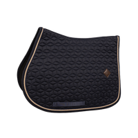Kentucky czaprak Classic Custom - granatowy z beżowo-granatowym sznureczkiem