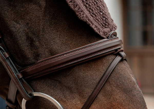 Długie nauszniki Kentucky Fly Veil Long - brązowe