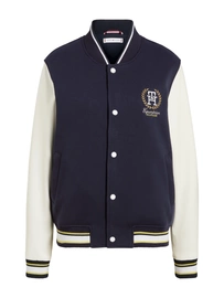 Kurtka Tommy Hilfiger Mayfield - granatowo-biała