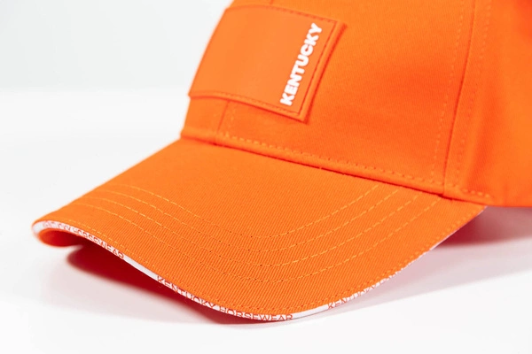Kentucky czapka Rubber Logo - pomarańczowa