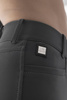 Damskie bryczesy Equiline Adellek z wysokim stanem i pełnym lejem X-Grip - szare
