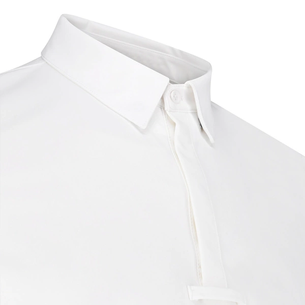 Męska koszula konkursowa z krótkim rękawem Kentucky Classic - biała