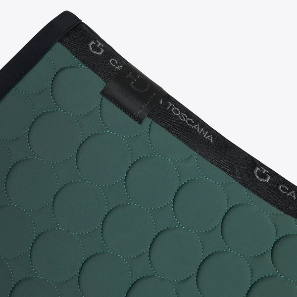 Czaprak Circle Quilted Jumping Saddle Pad - ciemna zieleń