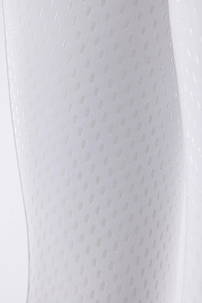 Damskie bryczesy Equiline Cedar z pełnym lejem - białe