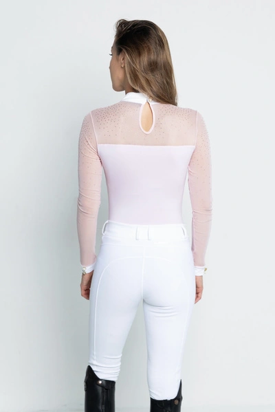 Koszula konkursowa Fleur de Lys Equestrian Cindy - jasny róż