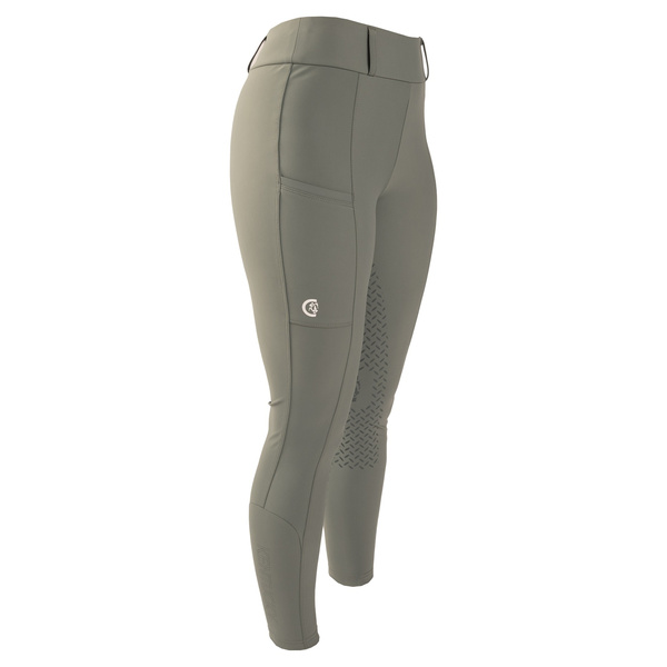 Damskie legginsy Kentucky Classic z pełnym lejem - khaki