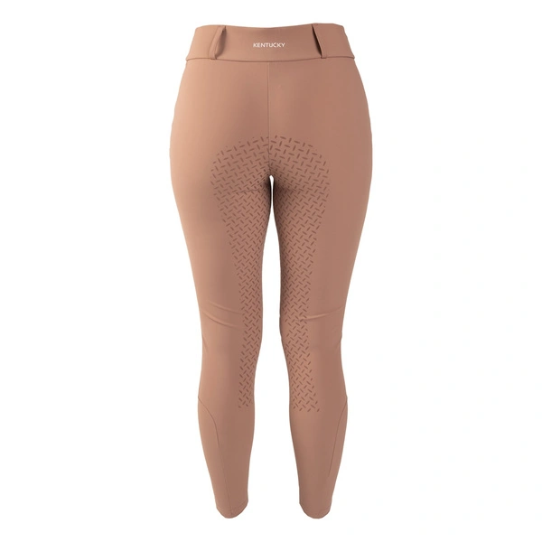 Damskie legginsy Kentucky Classic z pełnym lejem - pudrowy róż