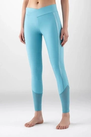 Legginsy z wysokim stanem z pełnym lejem Equiline Gesrifh - błękitne