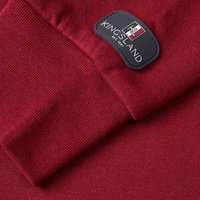 Bluza Kingsland Classic Unisex Hoodie - bordowa