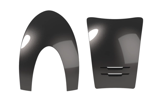 Panele KEP 2.0 Textile Polish Grey - przód + tył