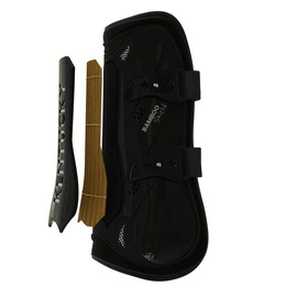 Kentucky Bamboo Tendon Boots Elastic na przednie nogi - czarne