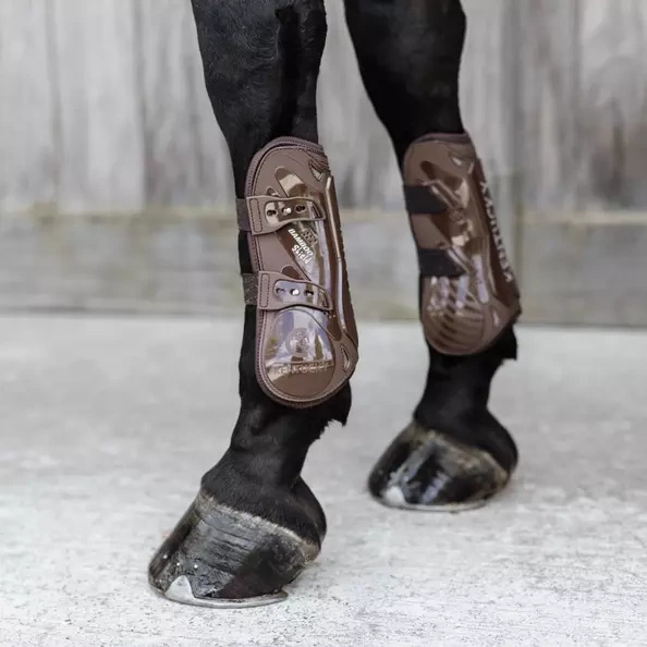 Kentucky Bamboo Tendon Boots Elastic na przednie nogi - brązowe