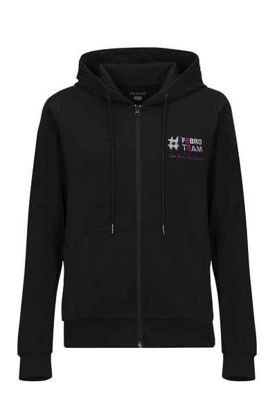 Bluza rozpinana #FebroTeam - czarna