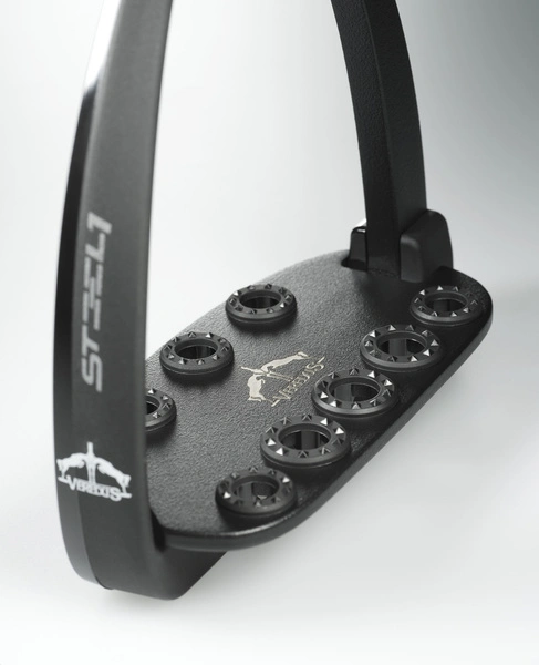 Strzemiona Veredus Vita Stirrup Steel1 Dark - czarne