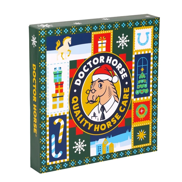 Kalendarz adwentowy Mikołaj Doctor Horse - zielony