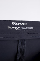 Damskie bryczesy Equiline Cornek z lejem kolanowym BX-TECH - granatowe