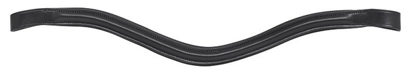 Opadający naczółek Equiline BB0426 - czarny
