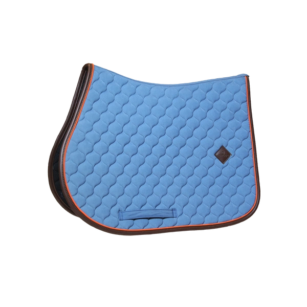 Kentucky czaprak Onion Quilt Neon Leather - niebieski