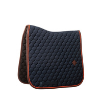 Kentucky czaprak Onion Quilt Neon Leather - granatowy