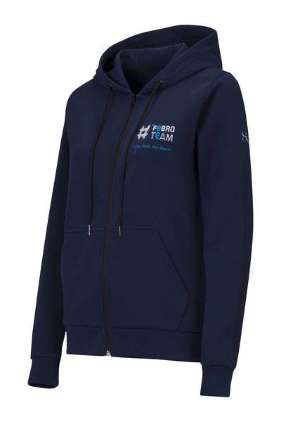 Bluza rozpinana #FebroTeam - granatowa