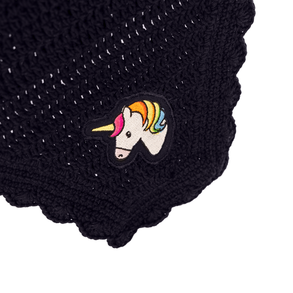 Kentucky nauszniki Wellington Wave Unicorn - czarne