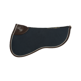 Kentucky podkładka pod siodło Absorb - granatowa z brązową lamówką