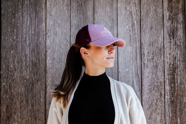Kentucky czapka Trucker Wool - pudrowy róż