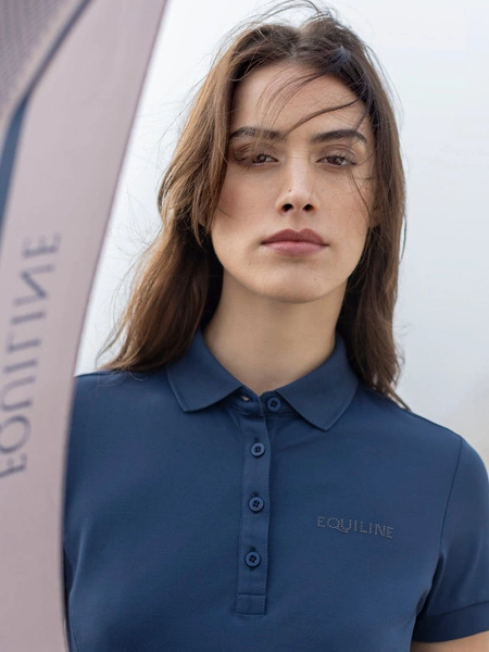 Koszulka polo Evae Equiline - jasny granat