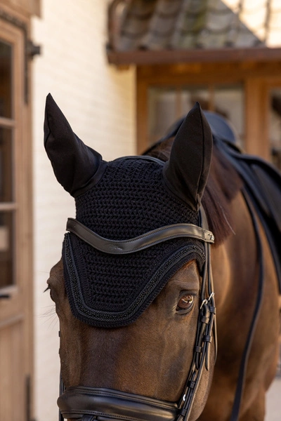 Kentucky nauszniki wyciszające Velvet Mini Pearls - czarne